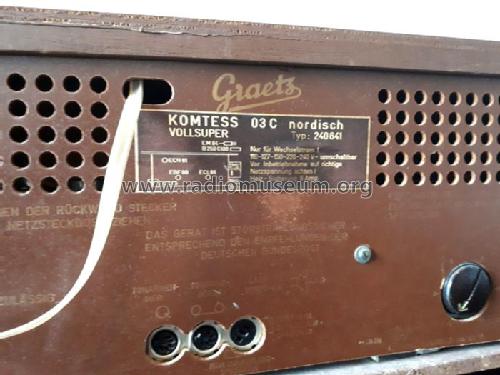 Komtess 03C nordisch Typ 240641; Graetz, Altena (ID = 2486975) Radio