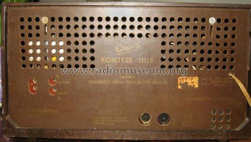 Komtess 1111E; Graetz, Altena (ID = 1326534) Radio