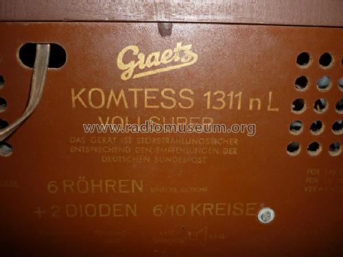 Komtess Vollsuper 1311nL; Graetz, Altena (ID = 519920) Radio