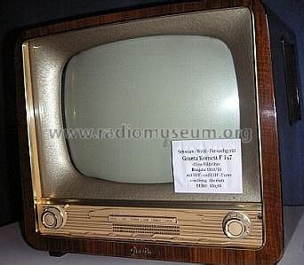 Kornett F147; Graetz, Altena (ID = 90532) Télévision