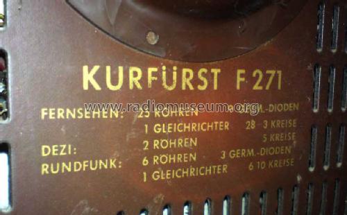 Kurfürst F271; Graetz, Altena (ID = 689910) TV Radio