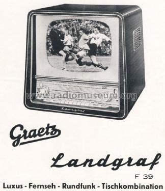 Landgraf F39; Graetz, Altena (ID = 1749592) TV Radio