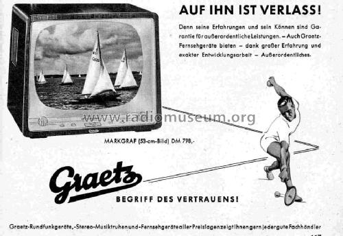 Markgraf F201; Graetz, Altena (ID = 741370) Televisore