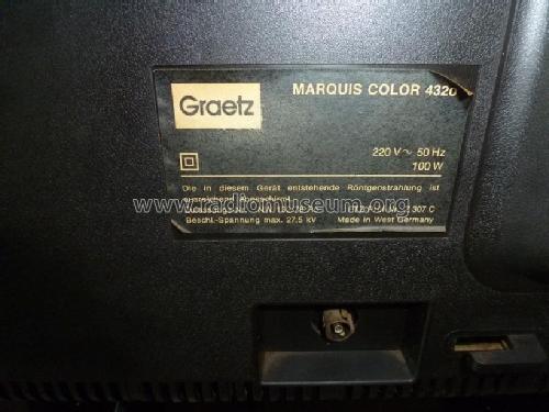 Marquis Color 4320; Graetz, Altena (ID = 1857492) Télévision