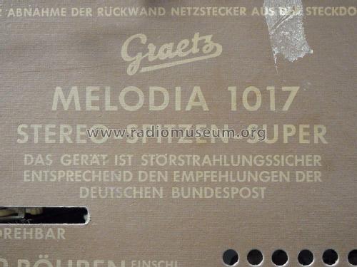 Melodia 1017; Graetz, Altena (ID = 1920713) Radio