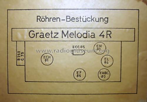 Melodia 4R/218; Graetz, Altena (ID = 952725) Radio