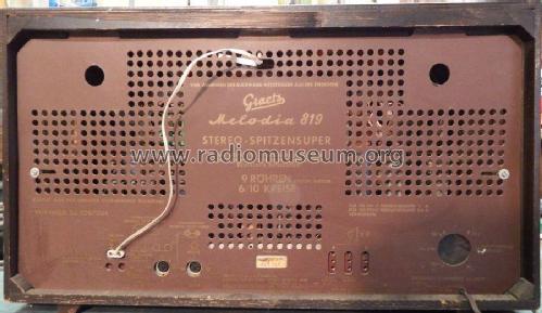 Melodia 819; Graetz, Altena (ID = 1874191) Radio