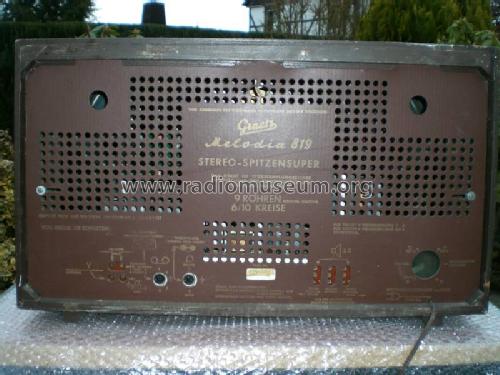 Melodia 819; Graetz, Altena (ID = 434624) Radio