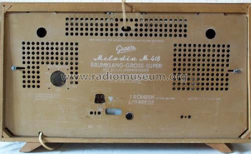 Melodia M 418; Graetz, Altena (ID = 1207649) Radio