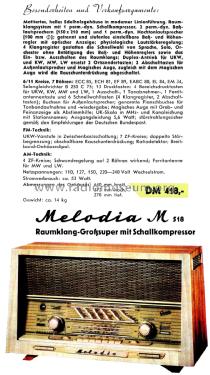 Melodia M 518; Graetz, Altena (ID = 2889738) Radio