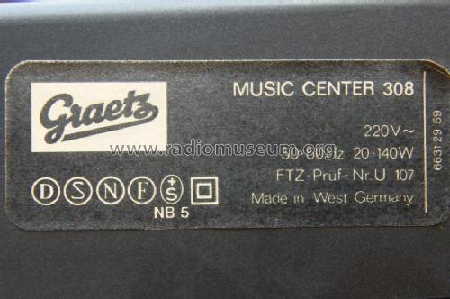 Music Center 308; Graetz, Altena (ID = 1032669) Radio