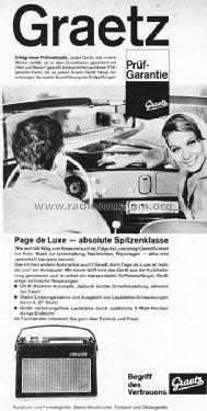 Page de Luxe 1235; Graetz, Altena (ID = 314597) Radio