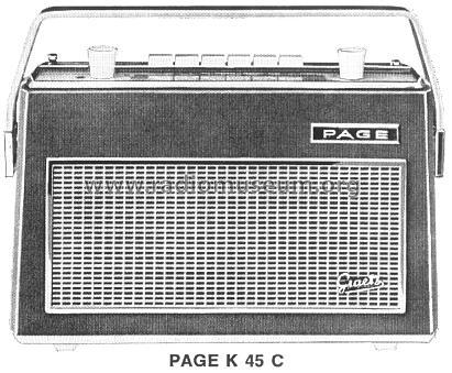 Page K45C; Graetz, Altena (ID = 40459) Radio