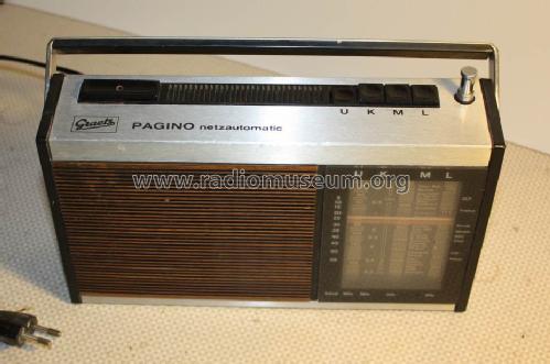 Pagino netzautomatic 303; Graetz, Altena (ID = 1682435) Radio