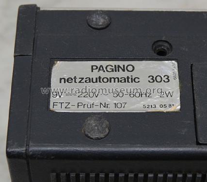 Pagino netzautomatic 303; Graetz, Altena (ID = 1713277) Radio