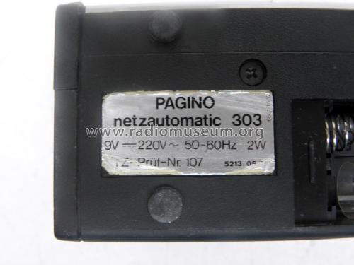 Pagino netzautomatic 303; Graetz, Altena (ID = 2305500) Radio