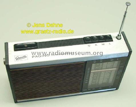 Pagino netzautomatic 303; Graetz, Altena (ID = 91126) Radio