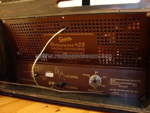 Phono-Super Potpourri 428; Graetz, Altena (ID = 1114264) Radio