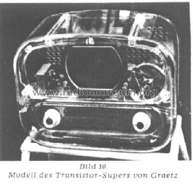 Prototyp MW-Transistorradio ; Graetz, Altena (ID = 471169) Radio