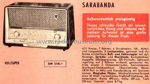 Sarabanda 512; Graetz, Altena (ID = 2683289) Radio