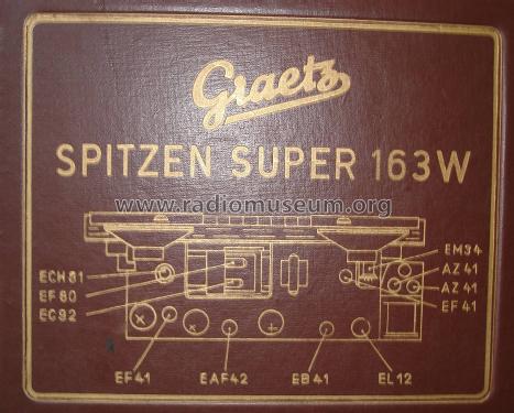 Spitzen Super 163W; Graetz, Altena (ID = 2056596) Radio