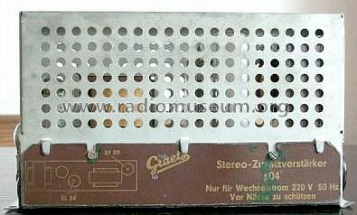 Stereo-Zusatzverstärker 604; Graetz, Altena (ID = 115989) Ampl/Mixer