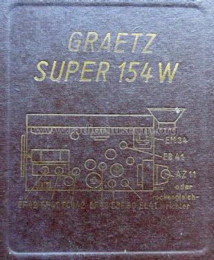 Super 154W; Graetz, Altena (ID = 2209701) Radio