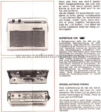 Superpage 1336; Graetz, Altena (ID = 763600) Radio