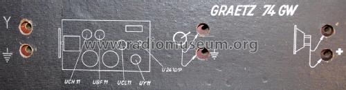 Super 74GW; Graetz, Berlin (ID = 2683523) Radio