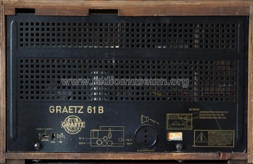 61B; Graetz Radio, Berlin (ID = 2039022) Radio