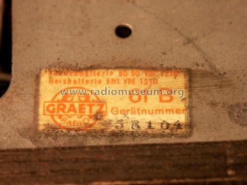 61B; Graetz Radio, Berlin (ID = 756365) Radio