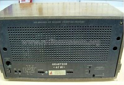 Graetzor 41W; Graetz Radio, Berlin (ID = 95660) Radio