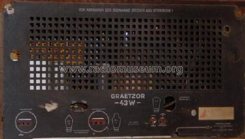 Graetzor 43W; Graetz Radio, Berlin (ID = 3739) Radio