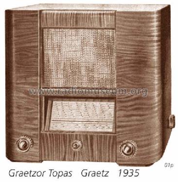 Graetzor Topas ; Graetz Radio, Berlin (ID = 212) Radio