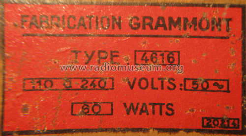 4616; Grammont Radiofotos, (ID = 1219459) Radio