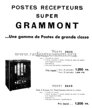 2845; Grammont Radiofotos, (ID = 2505088) Radio