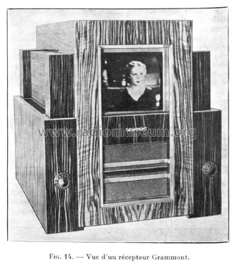Récepteur de télévision ; Grammont Radiofotos, (ID = 1835591) Televisore