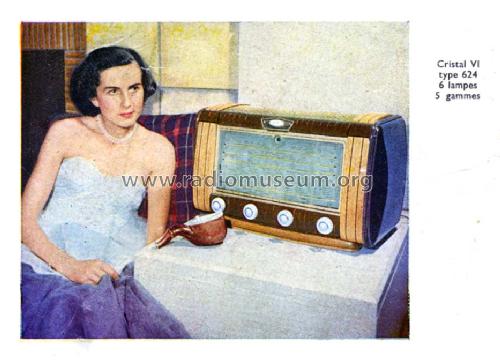 Cristal VI 624; Grandin, Cristal- (ID = 1447710) Radio