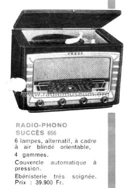 Cristal-Grandin Succès Radio-Phono 656RP Plan 019-155B; Grandin, Cristal- (ID = 1433980) Radio