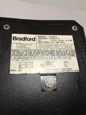 AM/FM Battery-Electric 93864; Bradford; brand of (ID = 2267523) Radio