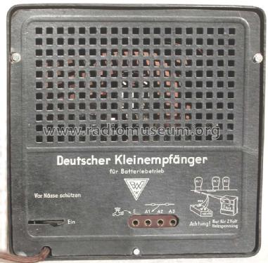 Deutscher Kleinempfänger für Batteriebetrieb DKE38B; Grassmann, Peter, (ID = 1325139) Radio