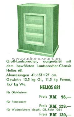 Helios 681W; Grassmann, Peter, (ID = 1783870) Speaker-P