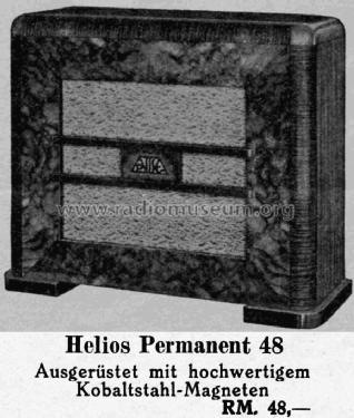 Helios Permanent 48; Grassmann, Peter, (ID = 1588431) Speaker-P