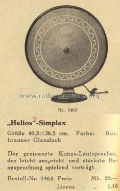 Helios Simplex; Grassmann, Peter, (ID = 1394228) Speaker-P