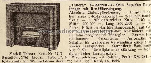 Tabora ; Grassmann, Peter, (ID = 813380) Radio