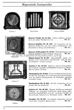 Sektorphon ; Grawor, Rundf.techn. (ID = 1992281) Speaker-P