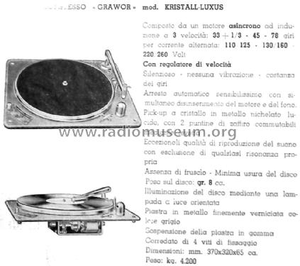 Kristall-Luxus ; Grawor-Vertrieb E. (ID = 1388710) Sonido-V
