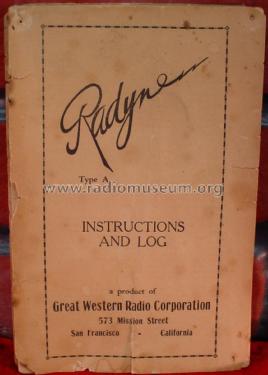 Radyne A; Great Western Radio (ID = 1874132) Radio