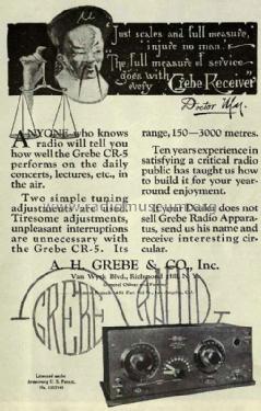 CR5 Vernier; Grebe, A.H. & Co.; (ID = 872121) Radio