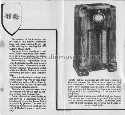Queen of the Air Model 5240; Grebe, A.H. & Co.; (ID = 2151535) Radio